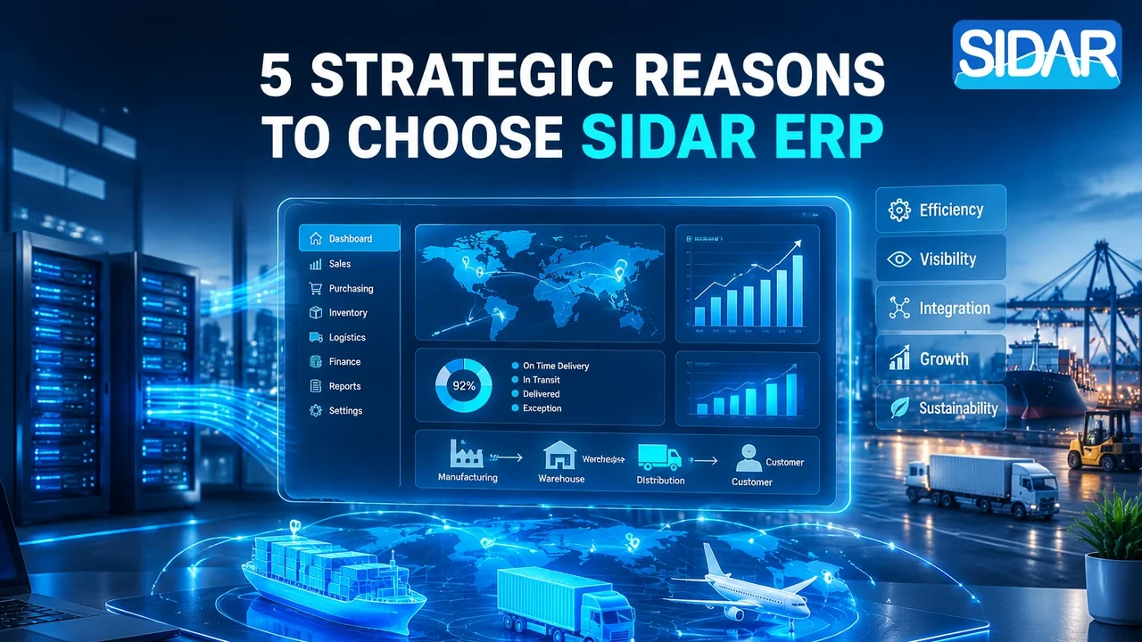 ٥ أسباب استراتيجية لاختيار نظام ERP من سيدار