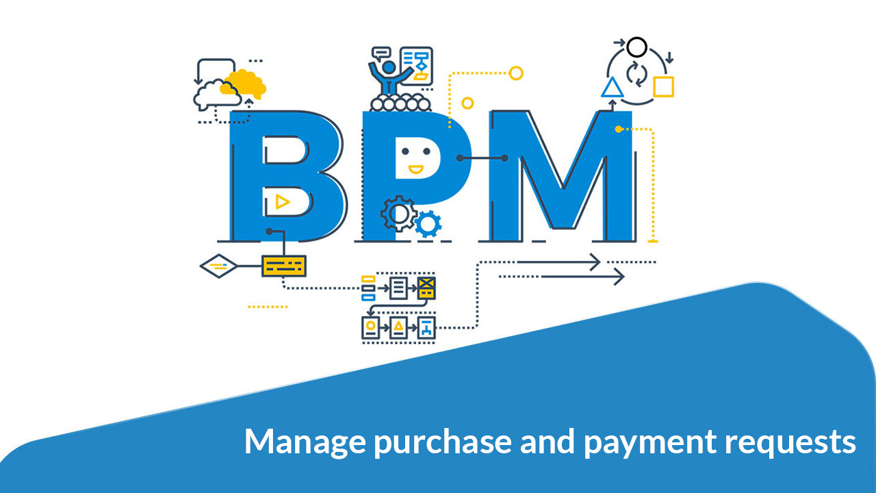 How can we manage purchase and payment requests in an organization?