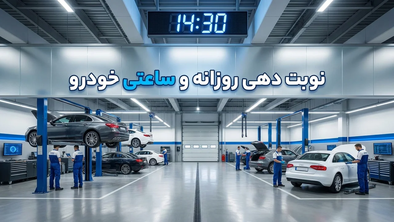 نوبت دهی اینترنتی خودرو روزانه و ساعتی