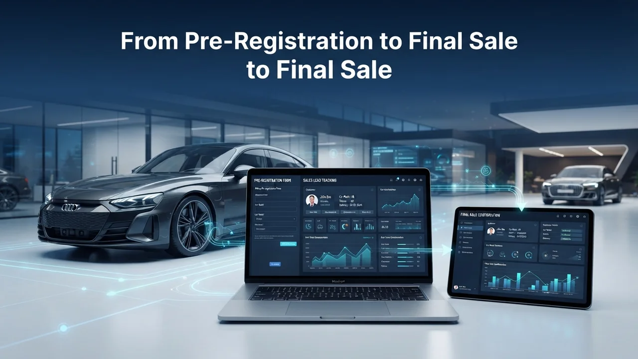 إدارة الطلبات المسبقة لشراء السيارات للعملاء