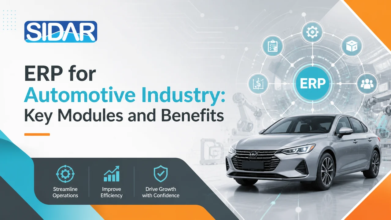 ما هو نظام تخطيط موارد المؤسسات (ERP) للسيارات، وما هي الوحدات التي يوفرها لمصنعي السيارات؟