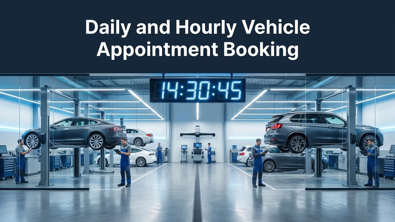 Daily and Hourly Online Car Appointment Booking