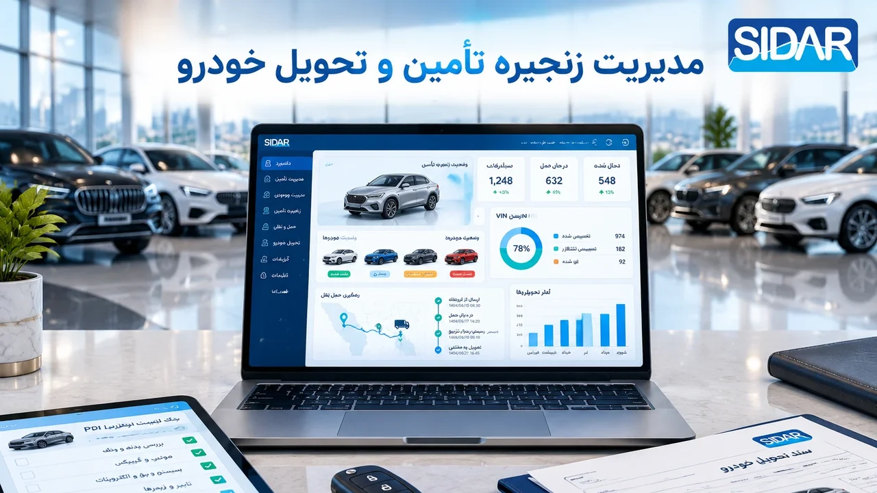  مدیریت تامین خودرو درسیستم فروش برای مشتریان 