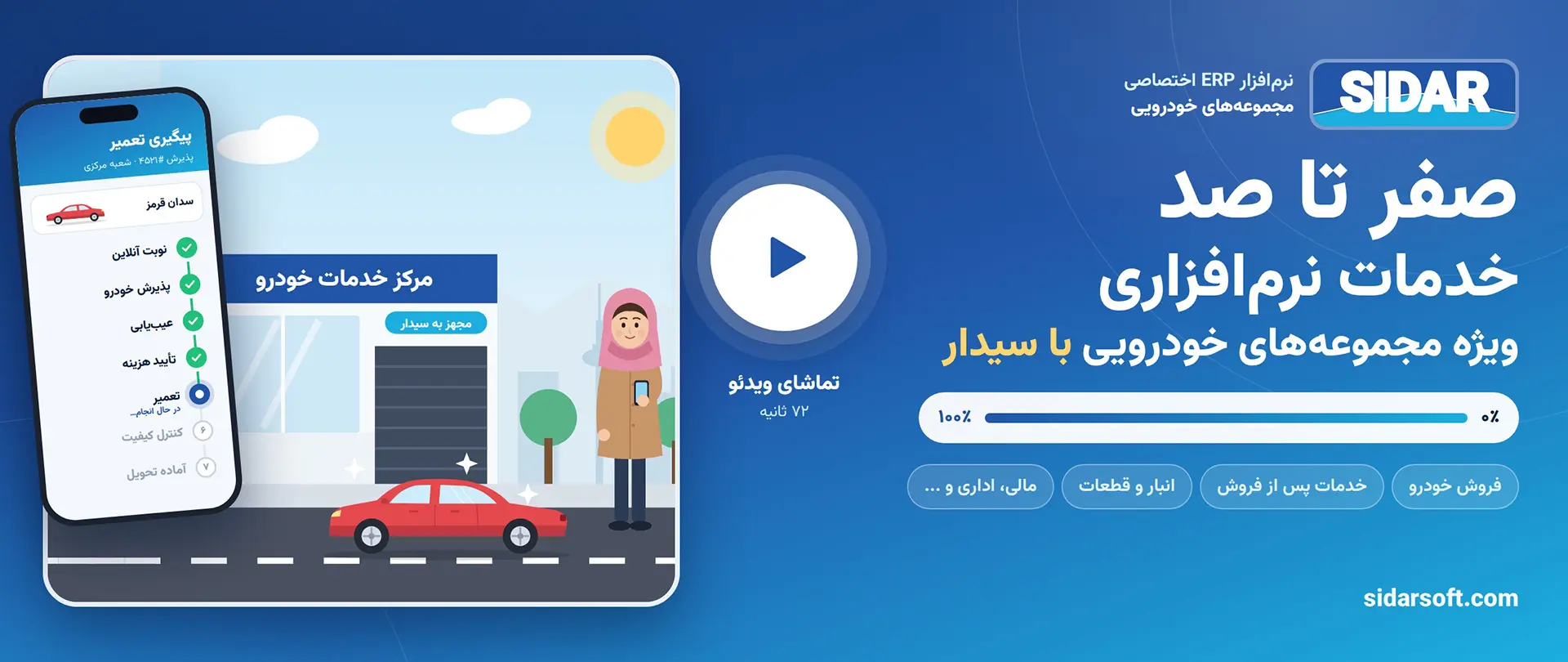 سیدار؛ صفر تا صد خدمات نرم‌افزاری ویژه مجموعه‌های خودرویی